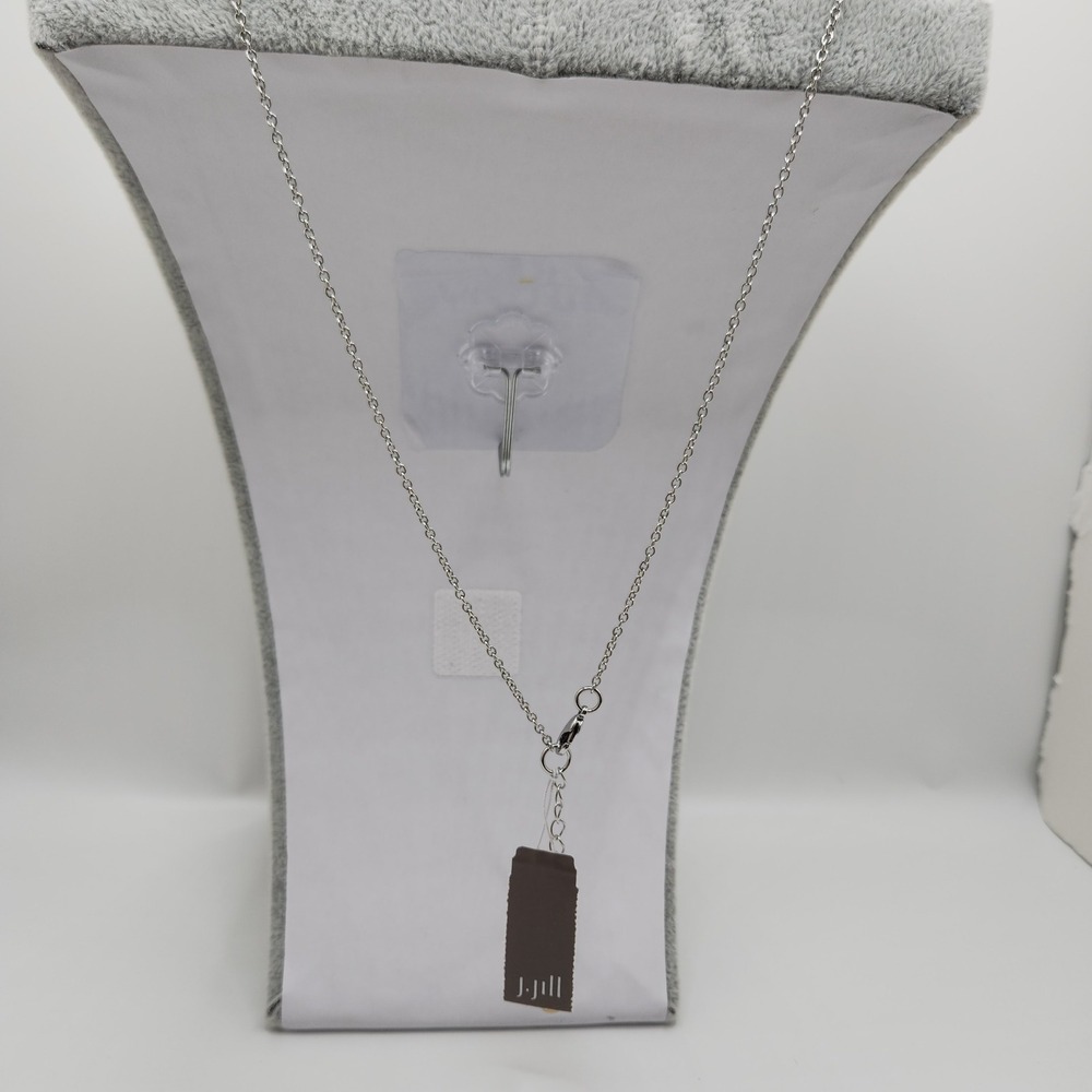Boho Chic Hammered Flower Station Necklace Mixed Metal Gold Silver Elegant - Picture 4 of 9